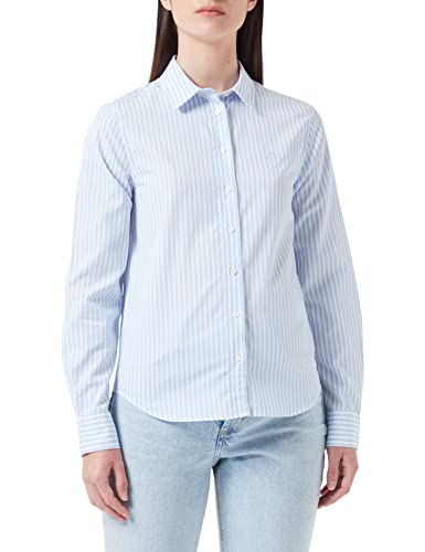GANT Damska bluzka Reg Broadcloth Striped, Hamptons Blue, 34