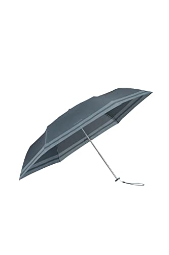 Samsonite Pocket Go - 3 Section Manual Flat parasol, 21 cm, niebieski (Petrol Blue)