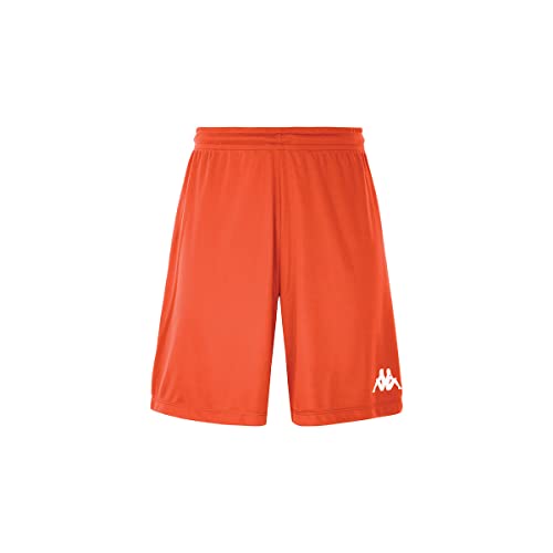 Kappa - Męskie szorty Borgo, Kolor: pomarańczowy, 4XL