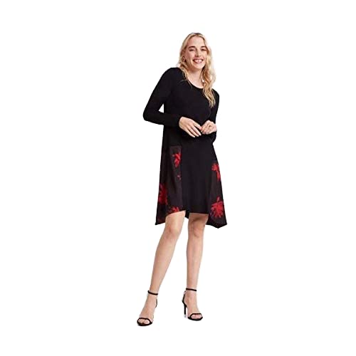 Desigual Sukienka damska 20Swvka32000, czarna, 26 krótka, czarny, 26 Kurz