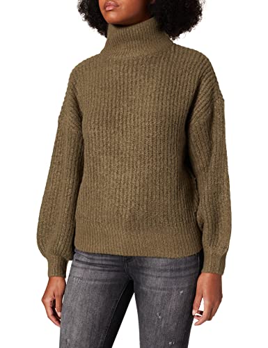 Noisy May Damski sweter z dzianiny Nmrobina L/S z wysokim dekoltem, Kalamata, M