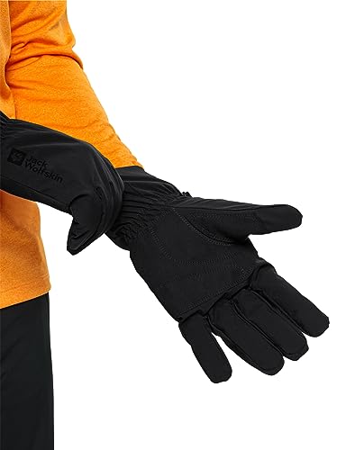 Jack Wolfskin Unisex HIGHLOFT Glove rękawiczki, czarne, S, czarny, S