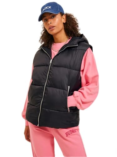 Bestseller A/S Damska kamizelka Jxbillie Puffer Vest OTW Sn, Schwarz, XL