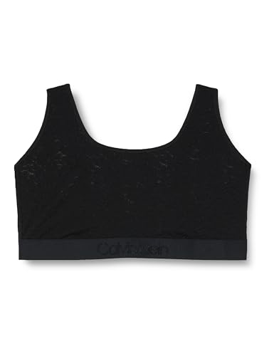 Calvin Klein Biustonosz damski bez podszewki Plus, Czarny, 3XL