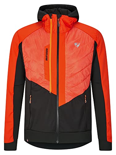 Ziener Męska kurtka softshell Nalik / Hybrydowa Skitour | oddychająca, wiatroszczelna, funkcjonalna,