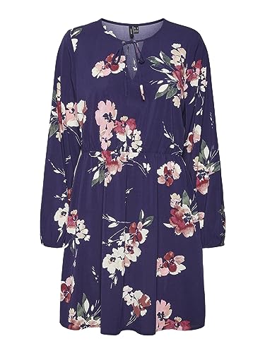 Bestseller A/S VMSHILAH NAJA LS krótka sukienka WVN GA, Astral Aura/Aop: penny, L