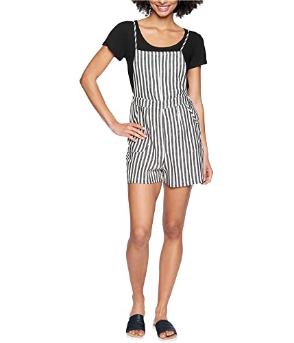 Hurley Damskie spodnie Ollie Overall, luźne spodnie, Urocze paski, XS