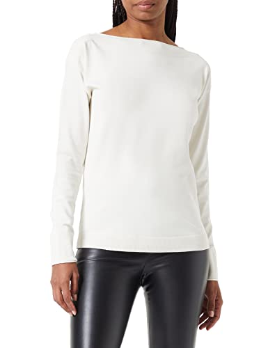 Sisley Damski sweter L/S 14ETM1A48, Bianco 10R, XS