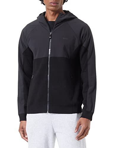 BOSS Marlan kurtka męska z dzianiny, Czarny 1, XXL