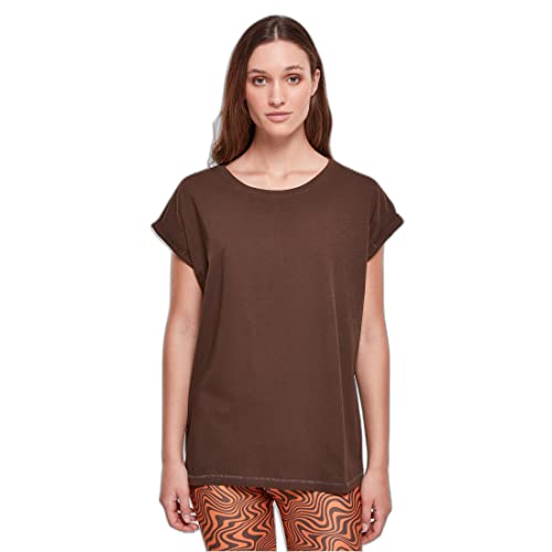 Urban Classics Damska koszulka z przedłużonymi ramionami, Brązowy, 5XL