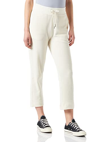 BOSS Damskie spodnie dresowe C_epiquala, Otwarta biel118, XL