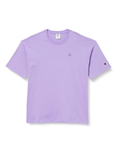 Champion Męski t-shirt Rochester 1919 C-Logo T-Shape S-s, odcień lawendowy w kolorze (Pau), XXL, Lawenda glina w glinie (Pau), XXL