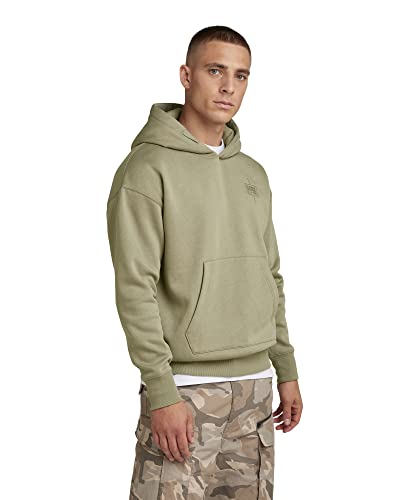 G-STAR RAW Unisex Rdzeń Oversized HDD SW Sweter Męski, Zielony (Shamrock C235-2199), XS