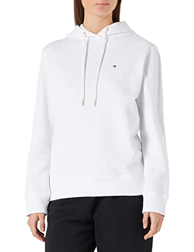 Tommy Hilfiger Damska bluza z kapturem, biały (Optic White), XXL
