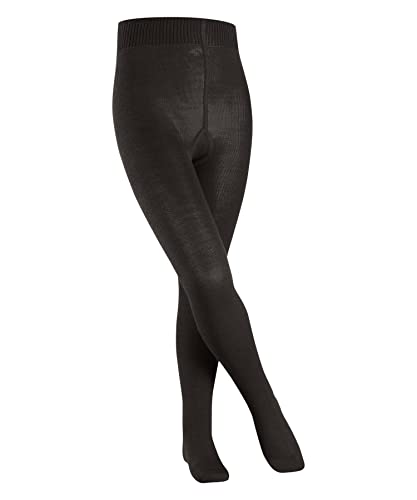 FALKE Uniseks - dzieci Rajstopy Comfort Wool K TI Wełna Merynosa Bawełna grube jednokolorowe 1 Para, Brązowy (Dark Brown 5230), 122-128 (7-9 lata)