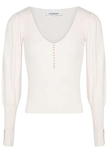 Morgan Sweter damski, kość słoniowa, L