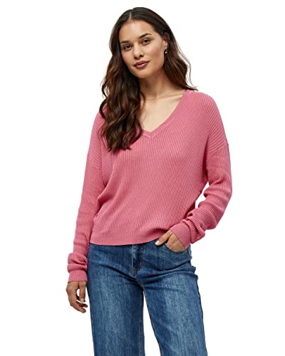 Desires Damski sweter Geisha Rib V Chateau Rose, XS, Chateau Rose, XS