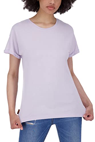 Alife and Kickin MalaikaAK A T-Shirt damska koszulka z krótkim rękawem XS-XXL, Orchid Melange, Orchidea melanż, XXL