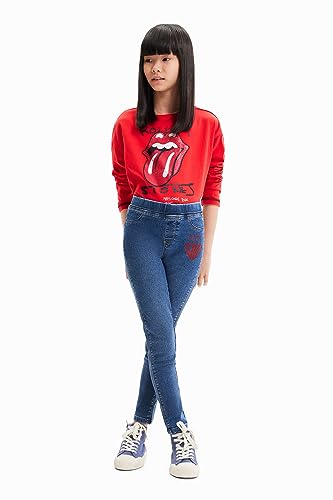 Desigual Dziewczęce legginsy e, niebieski, 12 Lata