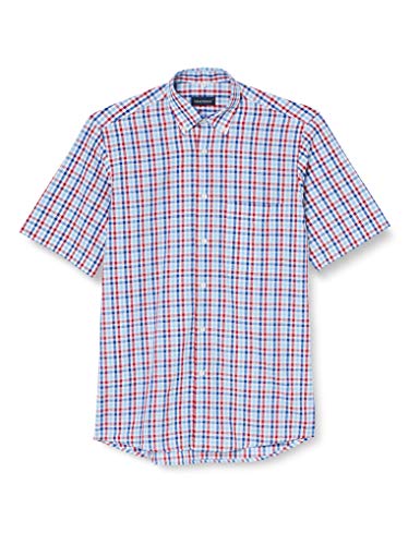 BlueBlack George Koszula Męska, Wielokolorowa (beat, blau 25) - 37 cm (rozmiar producenta: 37 cm)