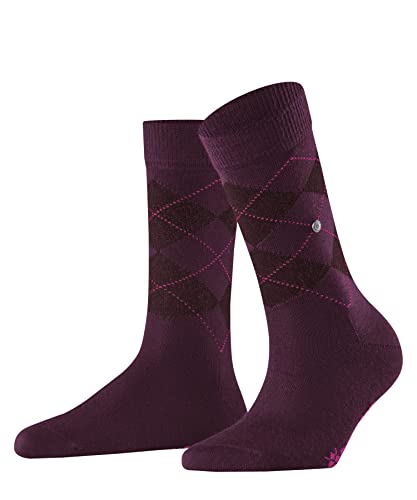 BURLINGTON Skarpety damskie Lurex Marylebone, mieszanka żywej wełny, 1 para, czerwony (Coralred 8006), Rozmiar Uniwersalny