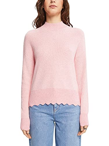 edc by ESPRIT Sweter damski, 676/Dark Old Pink 2, M