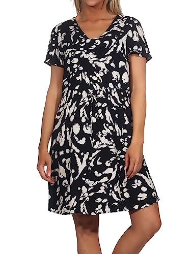 VERO MODA Sukienka damska VMEASY SS Short Dress R1 WVN GA, Czarny/Cila, XS
