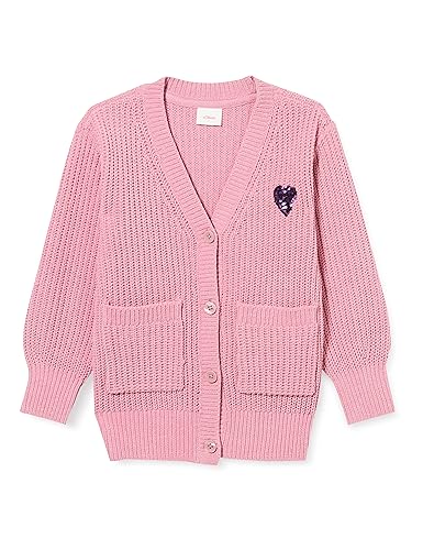 s.Oliver Sales GmbH & Co. KG/s.Oliver Dziewczęcy kardigan z dzianiny, Rosa, 116 cm