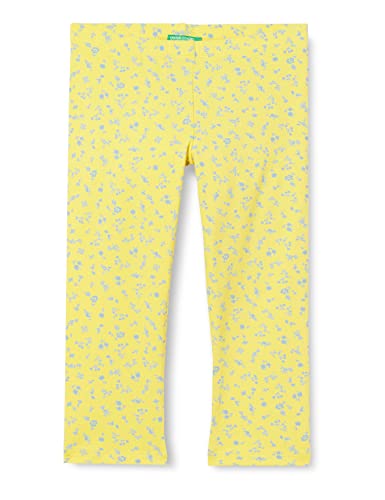 United Colors of Benetton Legginsy 3YZXCF035, Żółty Fantazyjny 82T, El Baby, Żółty Do Fantazji 82t