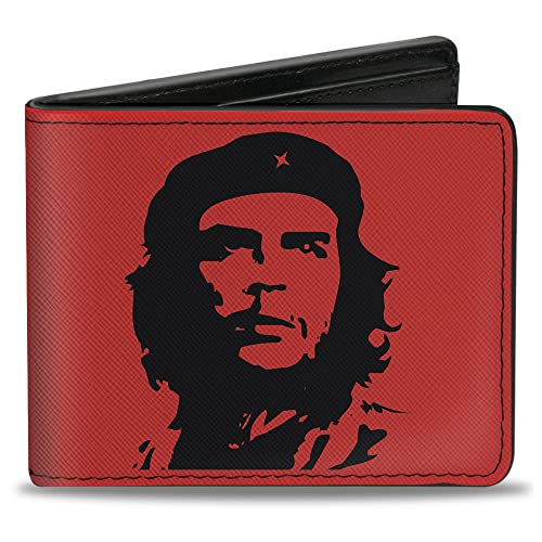 Buckle-Down Męski portfel dwukrotny Che Guevara dwuskładnikowy, wielokolorowy, 10 x 9 cm