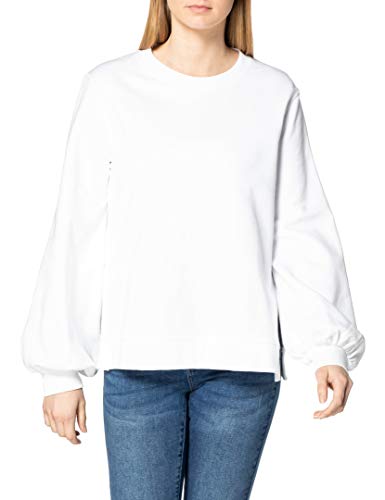 United Colors of Benetton Damska bluza z kapturem, Biały 101, XS