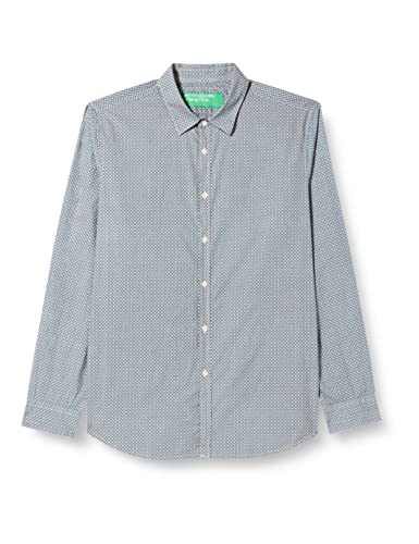 United Colors of Benetton Bluzka męska Camicia 58Z2UQ00W, wielokolorowa 69W, L, Wielokolorowa 69 W, L