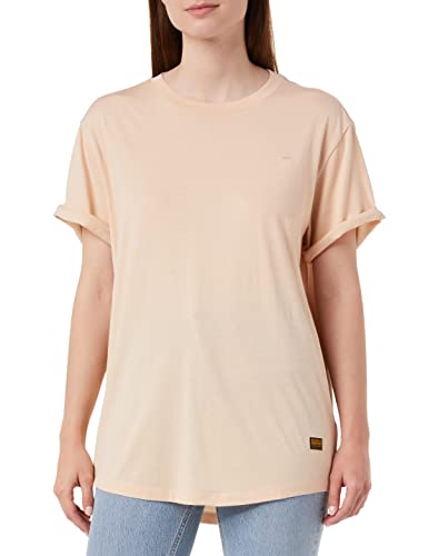 G-STAR RAW Women's Lash Fem Loose Top T-shirt, beżowy/khaki (Ivory Cream D16902-4107-D761), XXS, beżowy/khaki (Ivory Cream D16902-4107-d761), XXS