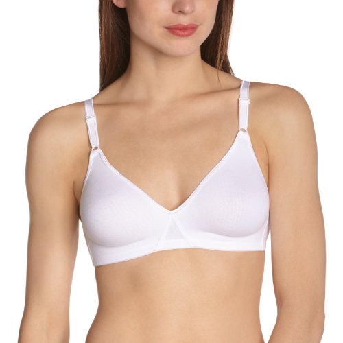 Dim Biustonosz bez fiszbin Mes Essentiels By Dim damski, biały - Blanc, 75B