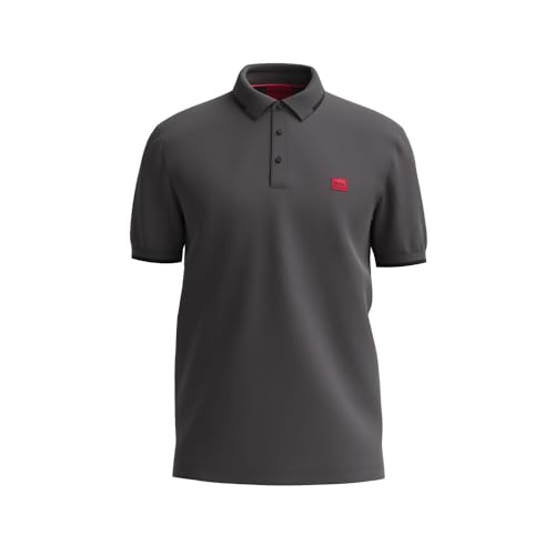 HUGO Męska koszulka polo, Dark Grey23, S