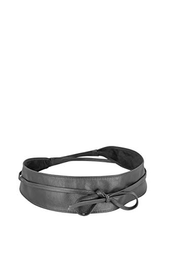 collezione alessandro Pasek Alpha do wiązania, ze skóry bydlęcej, ok. 250 cm długości, czarny, jeden rozmiar