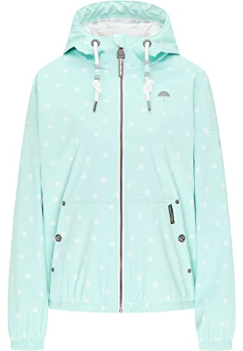Schmuddelwedda Kurtka przeciwdeszczowa damska 34312297, Mięta pastelowa Aop, M