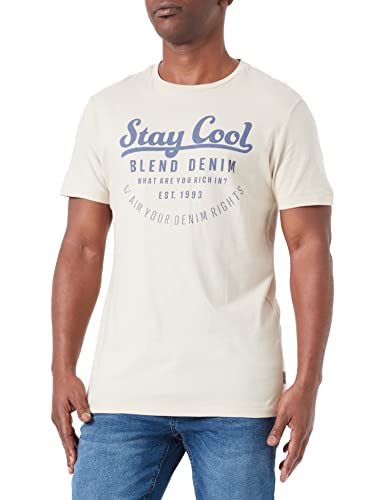 Blend Męski T-shirt 20714552, 141107/Oyster Gray, S
