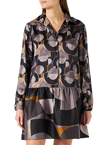 Sisley Damska sukienka 4ENNLV02Q, wielokolorowa, 74Z, 40