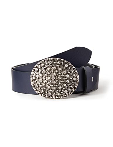 MGM damski pasek, Niebieski - Blau (Marine 5), 85 cm