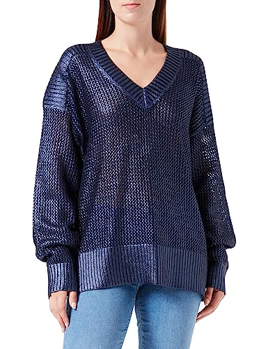 BOSS Damski sweter C_fredda Knitted_Sweater, Dark Blue404, XS
