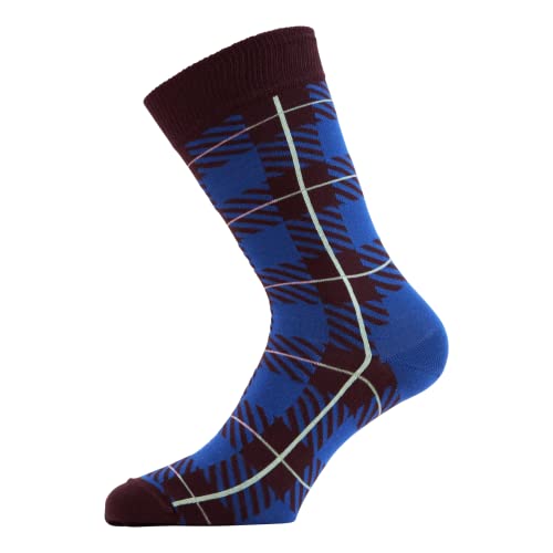 Happy Socks 4-Pack Navy Socks Set, kolorowe i zabawne, skarpetki dla kobiet i mężczyzn, Niebieski (41-46)