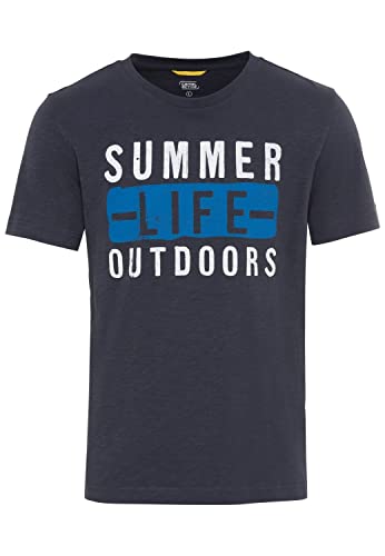 camel active T-shirt męski 409745/7T59, niebieski (Night Blue), M