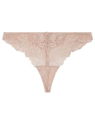 Women'secret Stringi Koronka Mikrofibra Różowy, Różowy, L