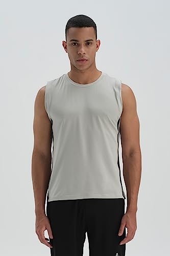 Dagi Męski tank top, szary, 2XL, szary, XXL