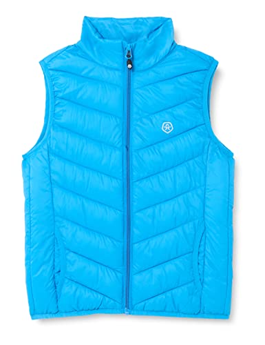 Color Kids Unisex Kids Packable Quilted West Fur Vest, niebieski, 110