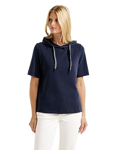 Cecil Damska bluza z kapturem, niebieski, S