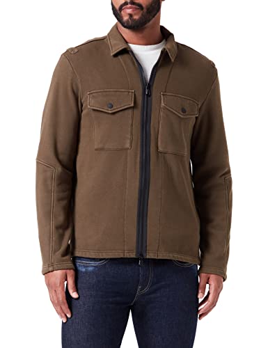 Replay Koszula męska, 335 Military Green, XXL