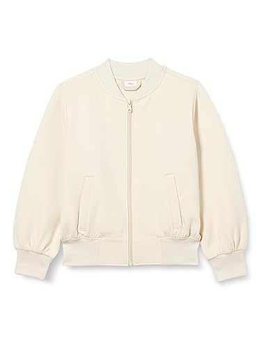 s.Oliver Dziewczęca bluza, biały, 140 cm