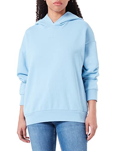Replay Damska bluza z kapturem, 276 niebieski, XS